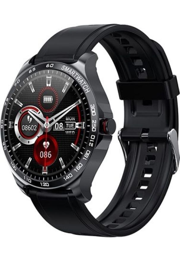 GARETT - Smartwatch Garett Sport Factory RT Czarny. Rodzaj zegarka: smartwatch. Kolor: czarny. Styl: sportowy