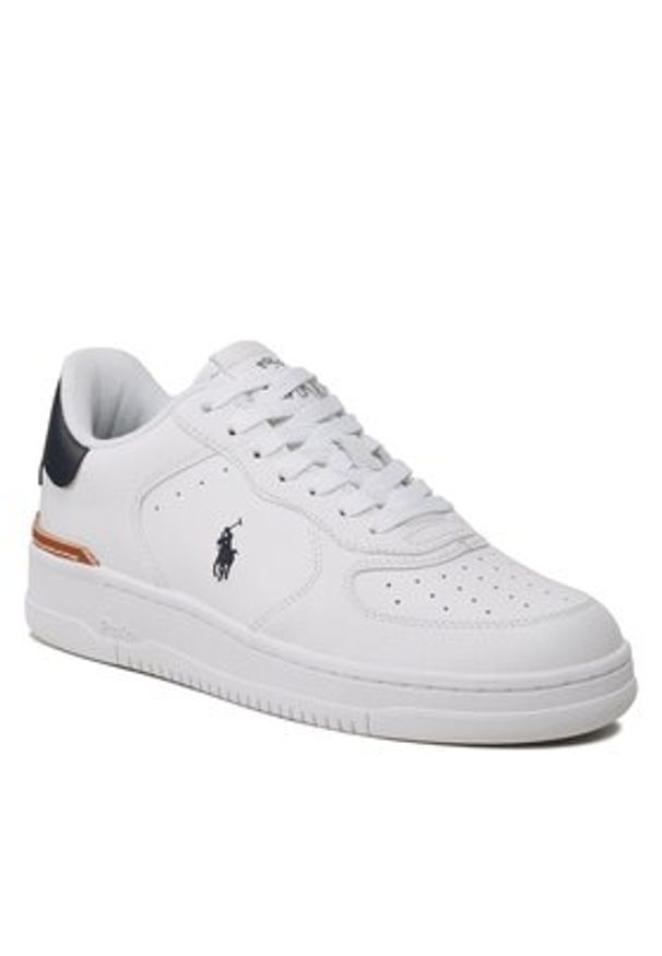 Polo Ralph Lauren Sneakersy 809891791004 Biały. Kolor: biały. Materiał: skóra