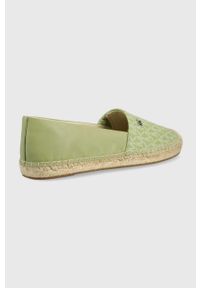 MICHAEL Michael Kors espadryle KENDRICK SLIP ON 40S2KNFP2B.378 kolor zielony. Nosek buta: okrągły. Zapięcie: bez zapięcia. Kolor: zielony. Materiał: guma. Obcas: na obcasie. Wysokość obcasa: niski #2