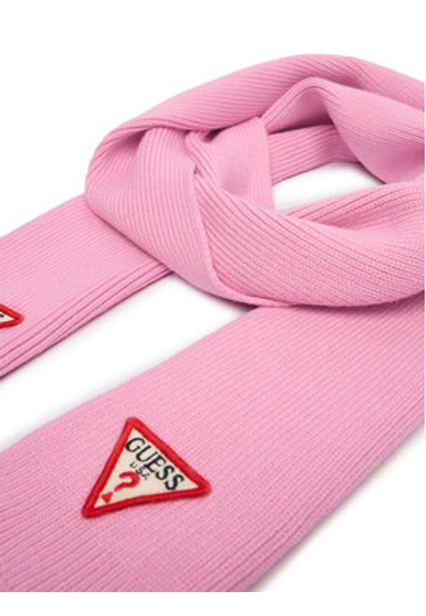 Guess Szalik AW5235 VIS03 Różowy. Kolor: różowy. Materiał: materiał