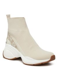 MICHAEL Michael Kors Sneakersy Zuma Bootie 43R4ZUFE5D Écru. Materiał: materiał #4