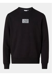 Calvin Klein Bluza K10K111525 Czarny Regular Fit. Kolor: czarny. Materiał: bawełna #3