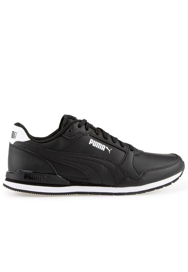 Buty Puma ST Runner V3 L 38485502 - czarne. Okazja: na co dzień. Kolor: czarny. Materiał: skóra, guma. Szerokość cholewki: normalna