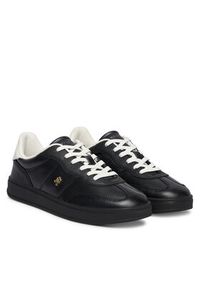 TOMMY HILFIGER - Tommy Hilfiger Sneakersy Th Heritage Shiny Sneaker FW0FW09179 Czarny. Kolor: czarny. Materiał: skóra #2