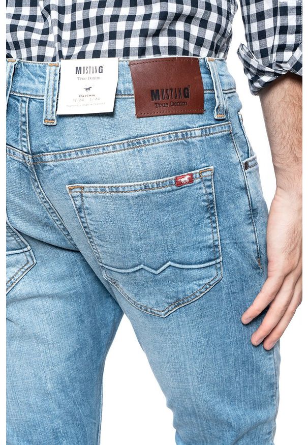 Mustang - MĘSKIE SPODNIE JEANSOWE MUSTANG HARLEM 1009586 5000 313