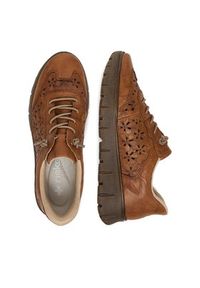 Rieker Półbuty N1358-22 Brązowy. Kolor: brązowy. Materiał: skóra #5