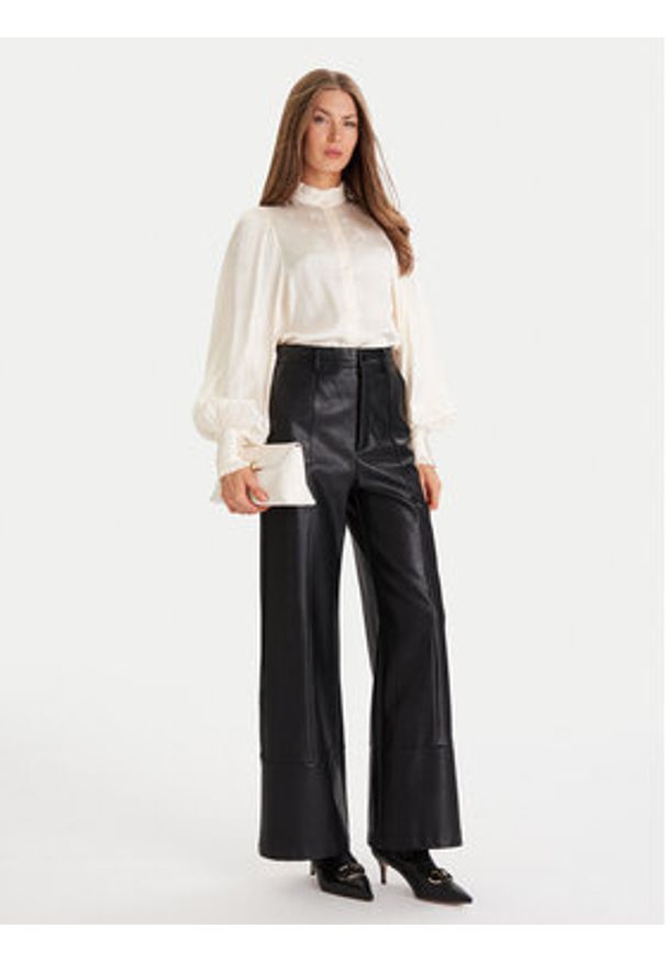 TwinSet - TWINSET Koszula 252TT2362 Beżowy Loose Fit. Kolor: beżowy. Materiał: wiskoza