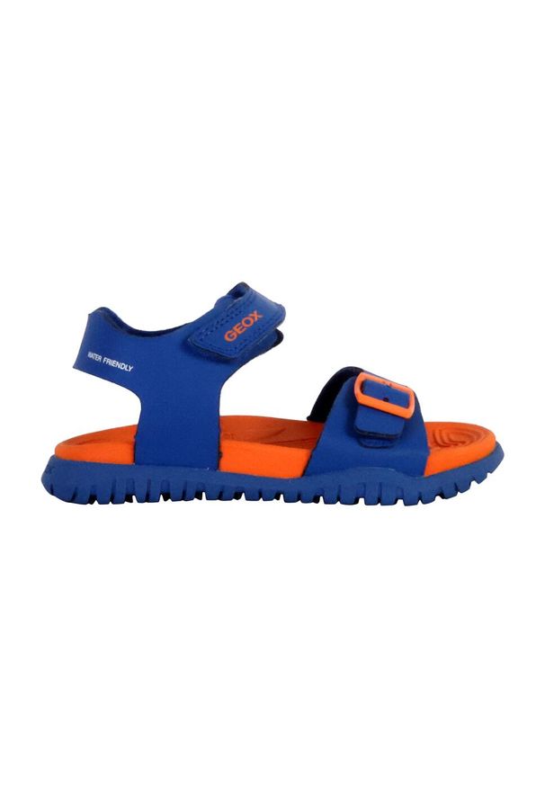 Sandały Geox Model J Sandal Fusbetto Bo Kolor Pomarańczowy. Kolor: niebieski. Materiał: syntetyk, skóra. Sezon: lato