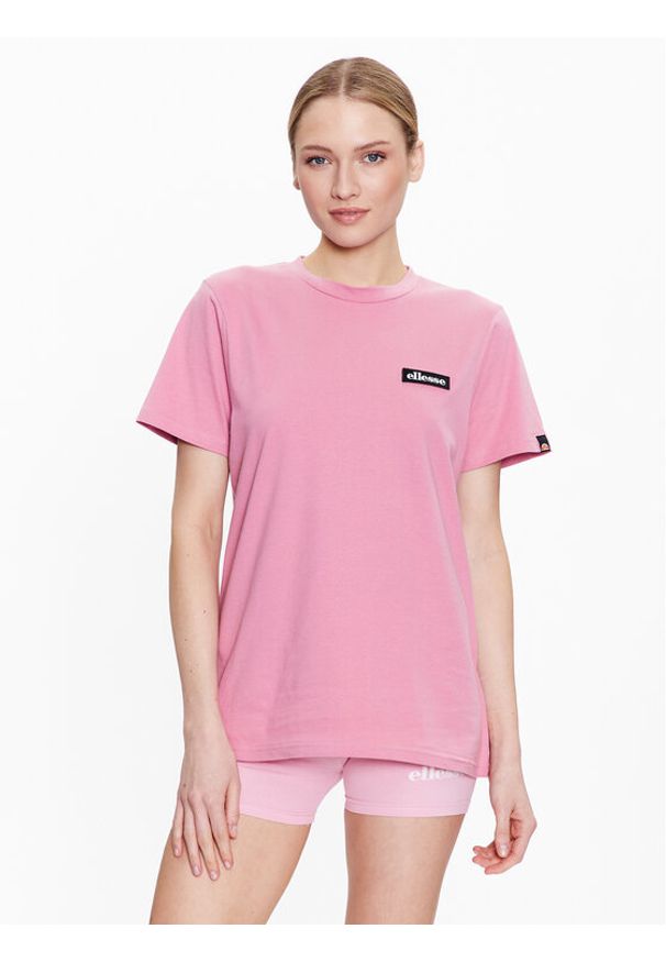 Ellesse T-Shirt Tolin SGR17945 Różowy Regular Fit. Kolor: różowy. Materiał: bawełna