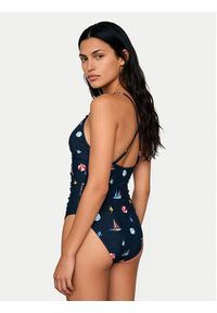 Seafolly Strój kąpielowy Beach Club 11213-303 Granatowy. Kolor: niebieski. Materiał: syntetyk #2