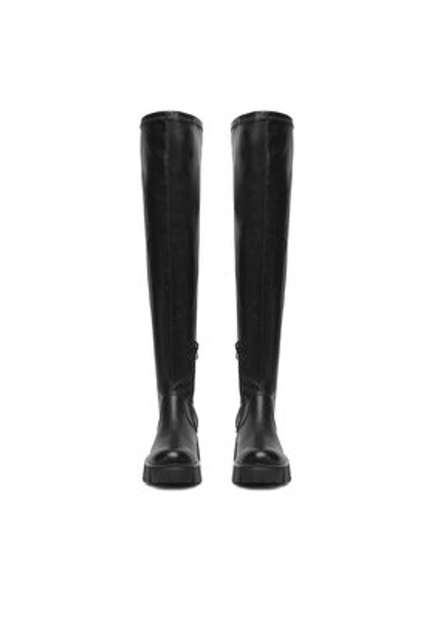 DeeZee Kozaki 60017-2 Czarny. Kolor: czarny. Materiał: syntetyk, materiał