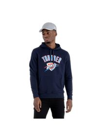 New Era - Bluza z kapturem Oklahoma City Thunder NBA. Typ kołnierza: kaptur. Kolor: niebieski