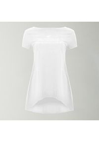 LEGEA - t-shirt gimnastyczna europa damska biały. Kolor: biały. Materiał: bawełna, elastan. Sport: fitness #1