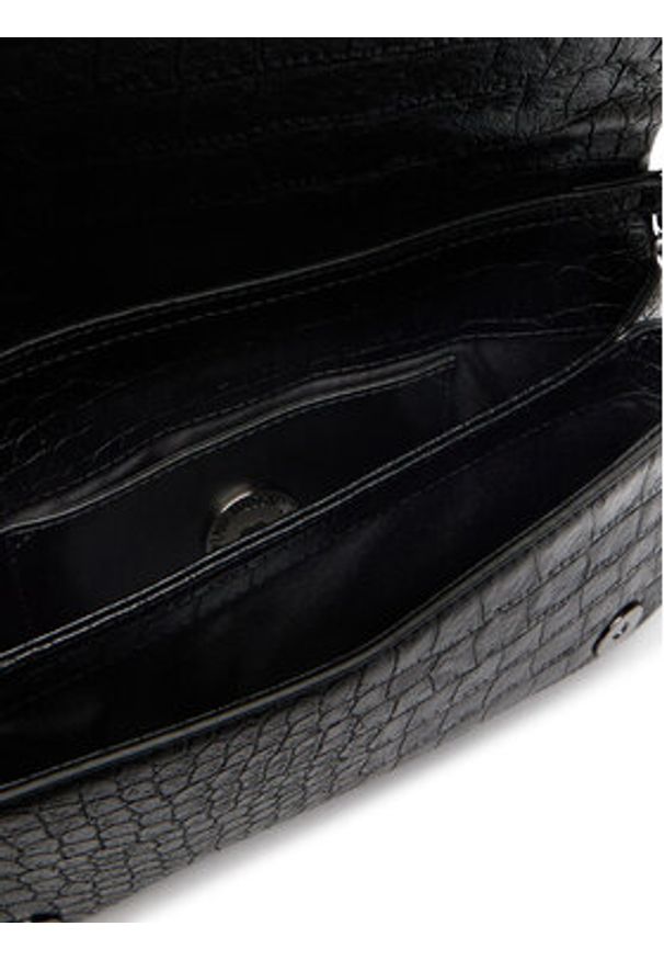 Love Moschino - LOVE MOSCHINO Torebka JC4043PP1PLF1000 Czarny. Kolor: czarny. Materiał: skórzane