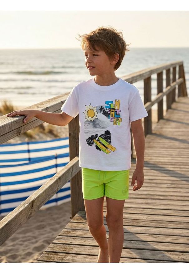 Sinsay - Jednolite kąpielówki - zielony. Kolor: zielony. Wzór: jednolity