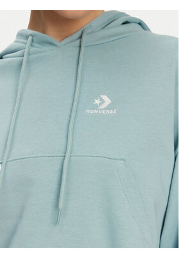 Converse Bluza Chuck Taylor 10027616-A03 Niebieski Boxy Fit. Kolor: niebieski. Materiał: bawełna