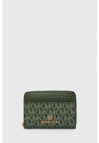 MICHAEL Michael Kors portfel damski kolor zielony. Kolor: zielony
