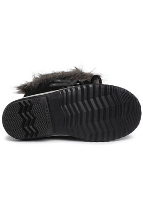 sorel - Sorel Śniegowce Joan Of Arctic NL3481 Czarny. Kolor: czarny. Materiał: skóra, zamsz