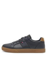 Lanetti Sneakersy MP07-11664-07 Granatowy. Kolor: niebieski. Materiał: skóra #4