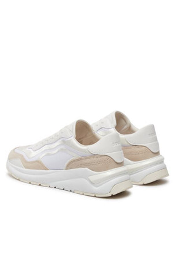 BOSS - Boss Sneakersy Skylar Runn Meemb 50517232 Beżowy. Kolor: beżowy. Materiał: materiał
