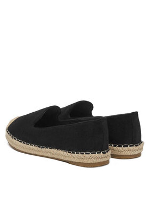 DeeZee Espadryle RS07-18 Czarny. Kolor: czarny. Materiał: materiał