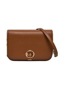 Michael Kors - MICHAEL KORS Brązowa torebka MD CHN MSGR. Kolor: brązowy. Materiał: skórzane. Styl: elegancki