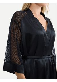 Triumph Szlafrok A Weekend To Remember 10227185 Czarny. Kolor: czarny. Materiał: syntetyk #4