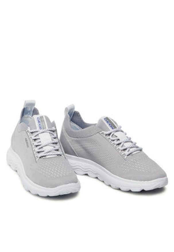 Geox Sneakersy D Spherica A D15NUA 0006K C1010 Szary. Kolor: szary. Materiał: materiał