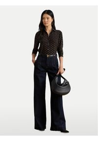 Lauren Ralph Lauren - LAUREN RALPH LAUREN Koszula 200P03717001 Granatowy Regular Fit. Kolor: niebieski. Materiał: syntetyk #1