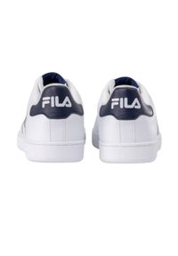 Fila - Męskie Buty Sportowe Z Logo Courtbay. Kolor: biały