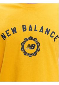 New Balance T-Shirt Sport Seasonal Graphic MT31904 Żółty Relaxed Fit. Kolor: żółty. Materiał: bawełna, syntetyk. Styl: sportowy #4