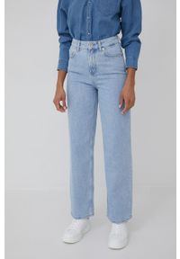 Marc O'Polo jeansy damskie high waist. Stan: podwyższony. Kolor: niebieski #1