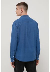 Wrangler koszula jeansowa męska regular z kołnierzykiem button-down. Typ kołnierza: button down. Kolor: niebieski. Materiał: jeans. Długość rękawa: długi rękaw. Długość: długie #2
