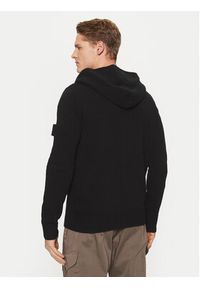 Stone Island Kardigan 8115528FA Czarny Regular Fit. Kolor: czarny. Materiał: wełna #5