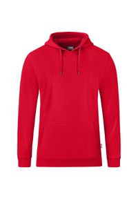 Bluza z kapturem Jako Organic. Typ kołnierza: kaptur. Kolor: czerwony #1