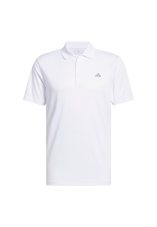 Adidas - Koszulka Adi Performance Polo. Typ kołnierza: polo. Kolor: biały. Materiał: materiał. Styl: sportowy