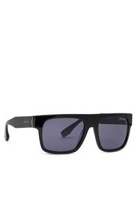 Trussardi Jeans - Okulary przeciwsłoneczne Trussardi. Kolor: czarny