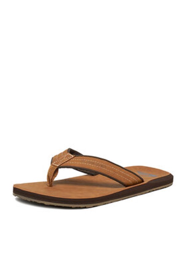 Quiksilver Japonki 808416 Brązowy. Kolor: brązowy. Materiał: materiał