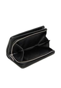 Calvin Klein Duży Portfel Damski Ck Re-Lock Medium Bifold LV04F1033G Czarny. Kolor: czarny. Materiał: skóra