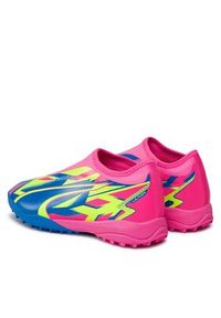 Puma Buty do piłki nożnej Ultra Match LL Energy TT + Mid Jr Lumino 107556 01 Różowy. Kolor: różowy. Materiał: skóra #5