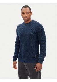 Pepe Jeans Sweter Lawson PM702496 Niebieski Regular Fit. Kolor: niebieski. Materiał: bawełna