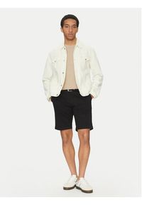 TOMMY HILFIGER - Tommy Hilfiger Szorty materiałowe Harlem MW0MW23568 Czarny Regular Fit. Kolor: czarny. Materiał: bawełna #4