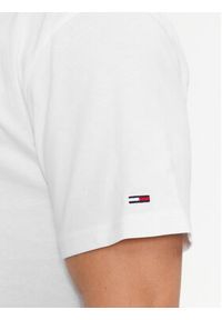 Tommy Jeans T-Shirt Classic Gold Linear DM0DM17728 Biały Classic Fit. Kolor: biały. Materiał: bawełna #5