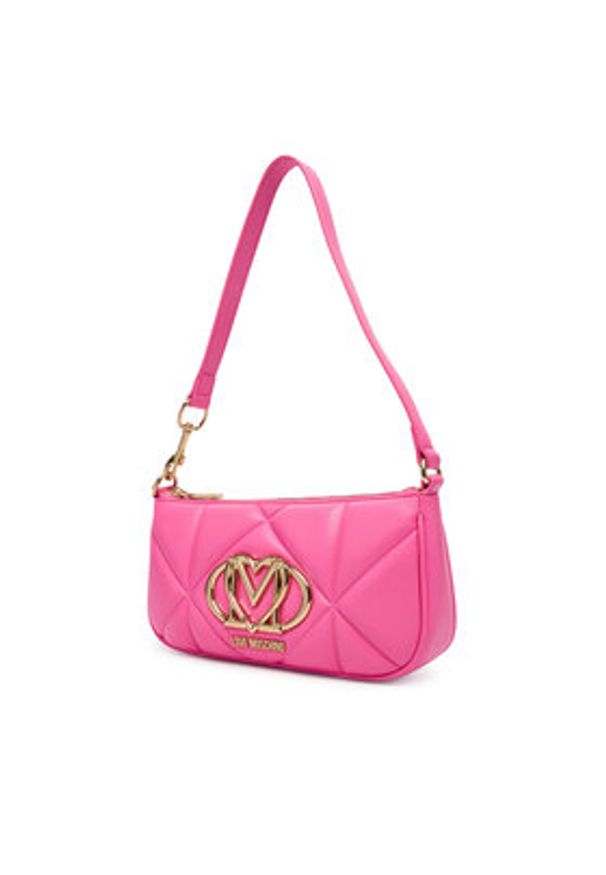 Love Moschino - LOVE MOSCHINO Torebka JC4111PP1OLC0604 Różowy. Kolor: różowy. Materiał: skórzane