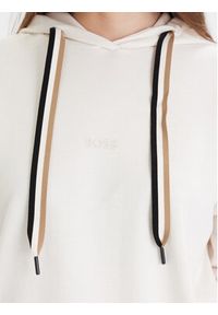 BOSS - Boss Bluza CP Stripe 50524760 Écru Regular Fit. Kolor: kremowy. Materiał: bawełna #2