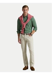 Polo Ralph Lauren Koszula 710654408144 Zielony Regular Fit. Typ kołnierza: polo. Kolor: zielony. Materiał: bawełna