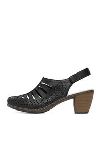 Rieker Sandały CEO-40959-00 Czarny. Kolor: czarny. Materiał: skóra #8