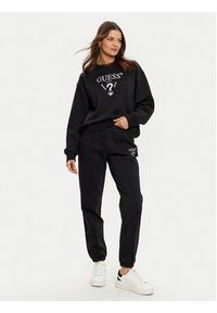 Guess Spodnie dresowe V5RB13 KC3D2 Czarny Regular Fit. Kolor: czarny. Materiał: syntetyk, bawełna #5