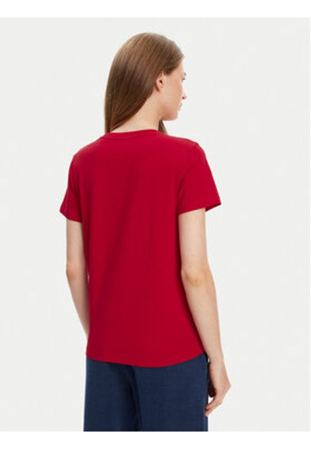 Guess Jeans T-Shirt W4YI10 J1314 Czerwony Regular Fit. Kolor: czerwony. Materiał: bawełna