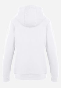 Born2be - Biała Bluza z Kapturem Sithi. Okazja: na co dzień. Typ kołnierza: kaptur. Kolor: biały. Materiał: jeans. Długość rękawa: długi rękaw. Długość: długie. Styl: casual, klasyczny #3